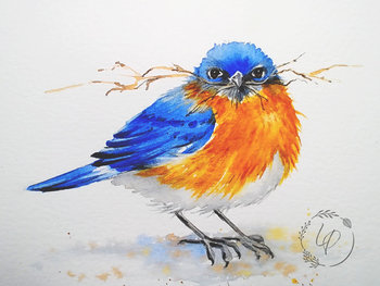 "Bluebirds and Blossoms"