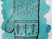 "Winter Warm-ups" in Watercolor & Pen