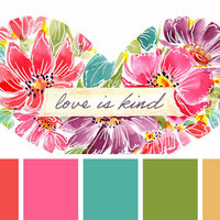 "Love in Bloom" in Watercolor