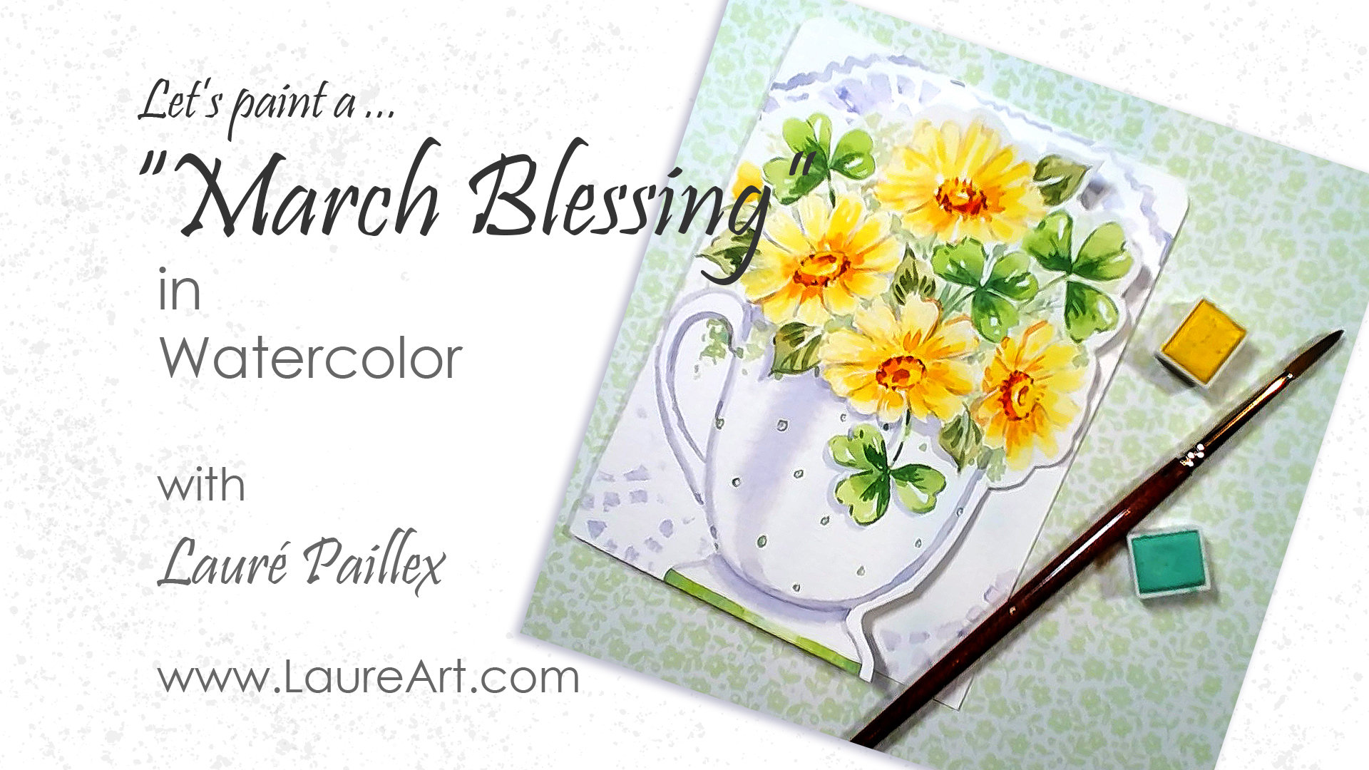 "March Blessings" Greeting Card