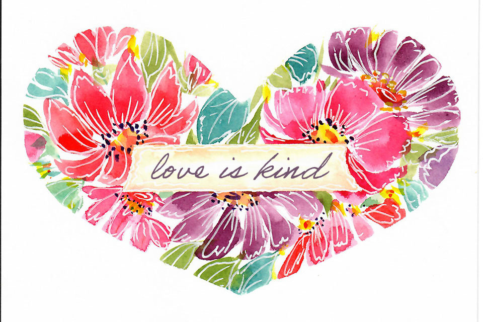 "Love in Bloom" in Watercolor