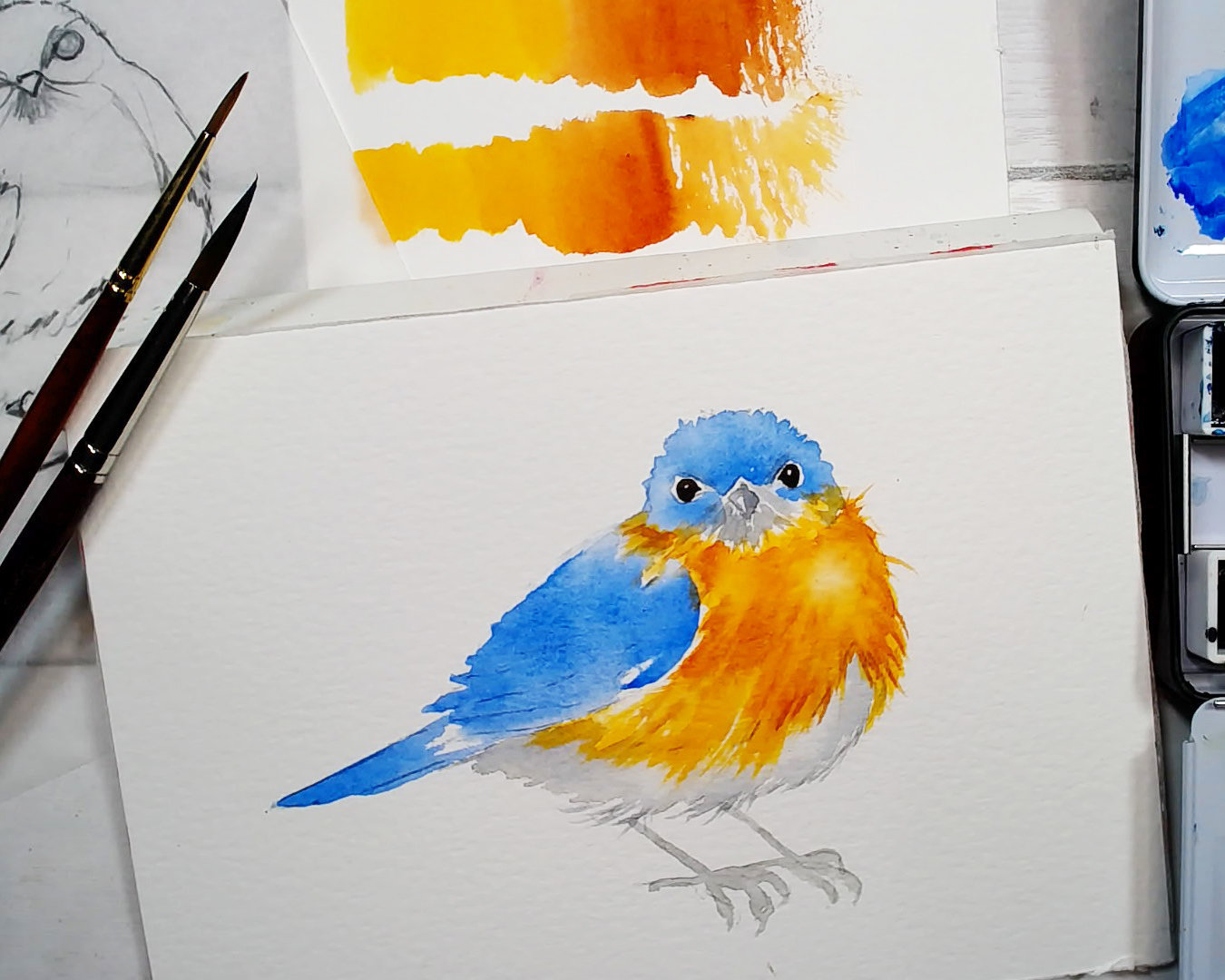 "Bluebirds and Blossoms"