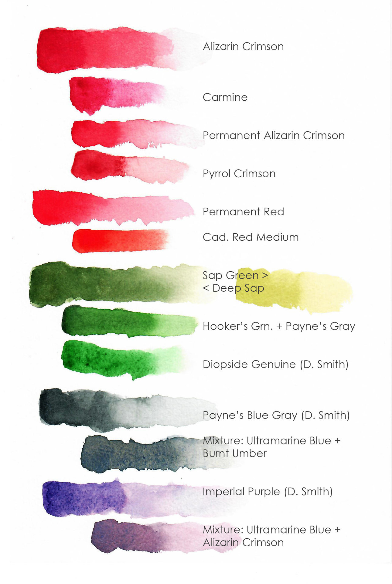 watercolor palette for painting pink poinsettias