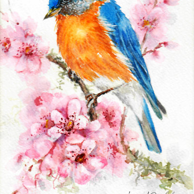 "Bluebirds and Blossoms"