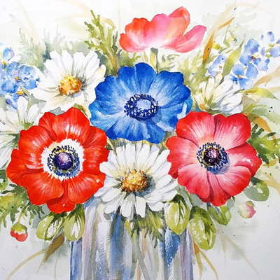 "Old Glory" Florals